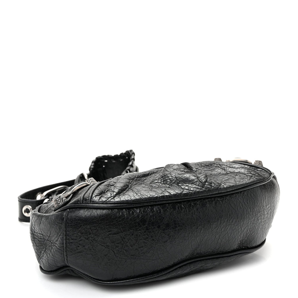 Agneau Arena Le Cagole Shoulder Bag XS Black