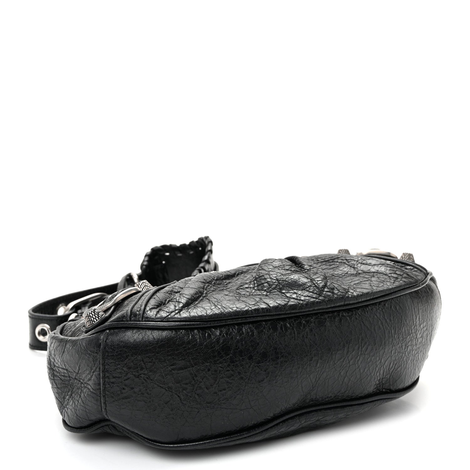 Agneau Arena Le Cagole Shoulder Bag XS Black