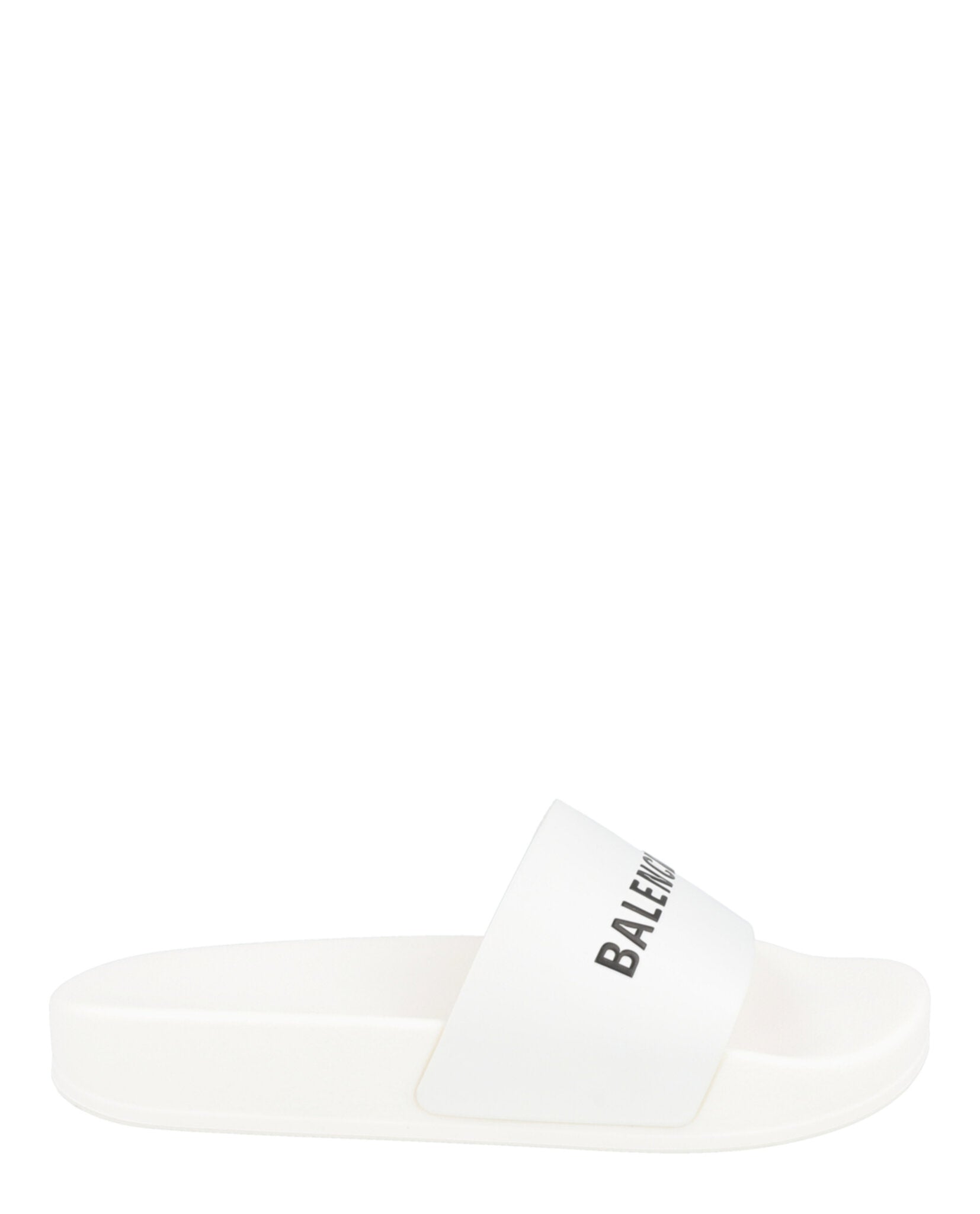 Balenciaga Unisex-Child Logo Pool Slides