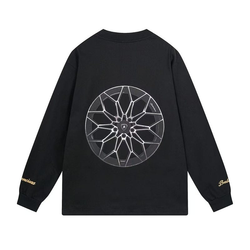 Balenciaga Crew Neck Letter Sweatshirt