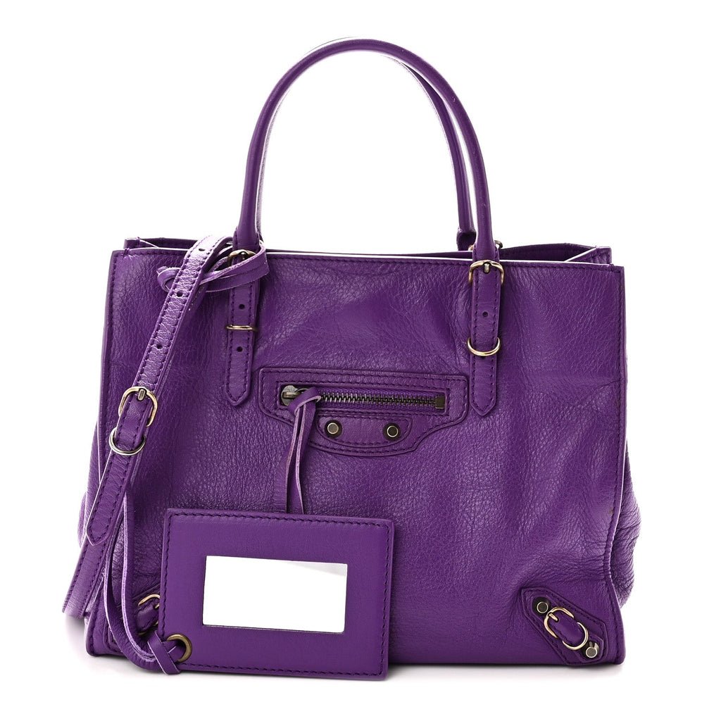 Calfskin Papier Mini A4 Purple