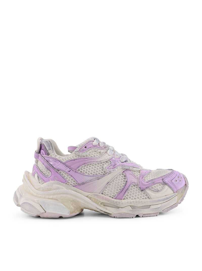 Balenciaga Women Runner 2 Sneakers In Nylon And Mesh