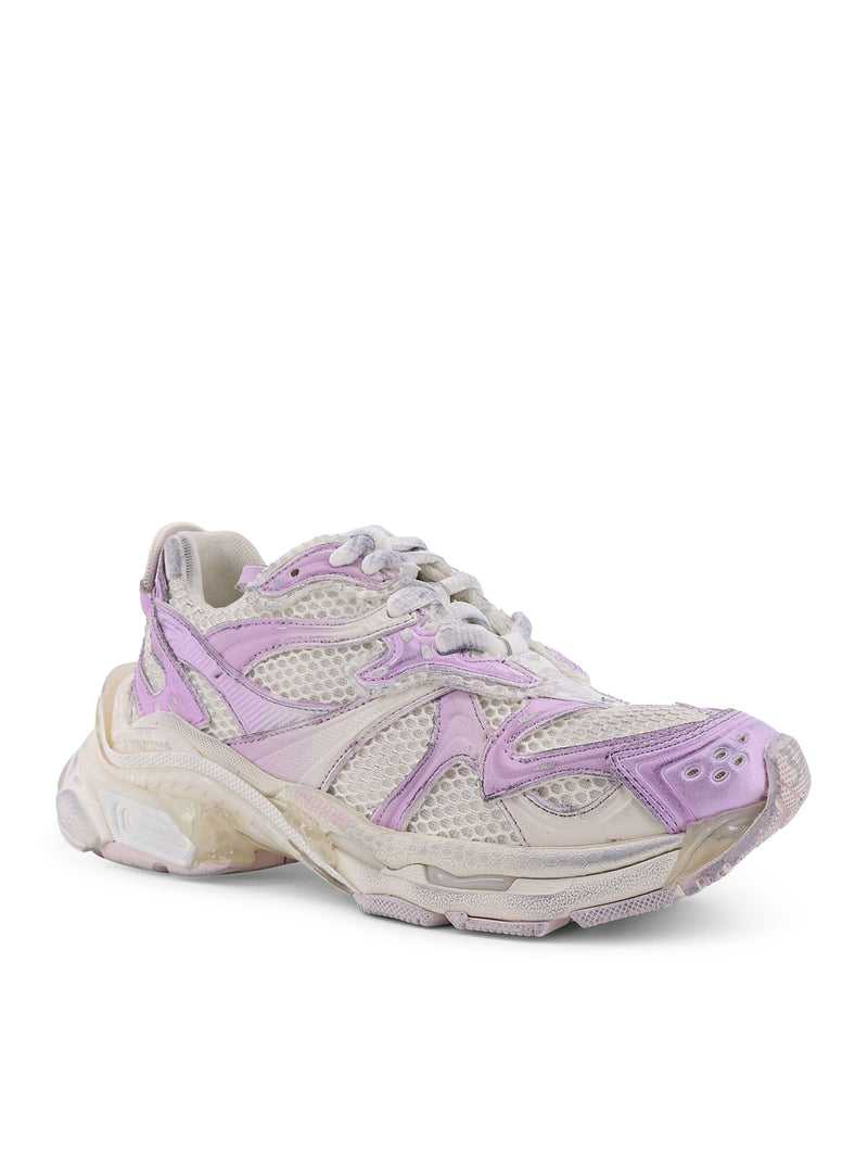 Balenciaga Women Runner 2 Sneakers In Nylon And Mesh