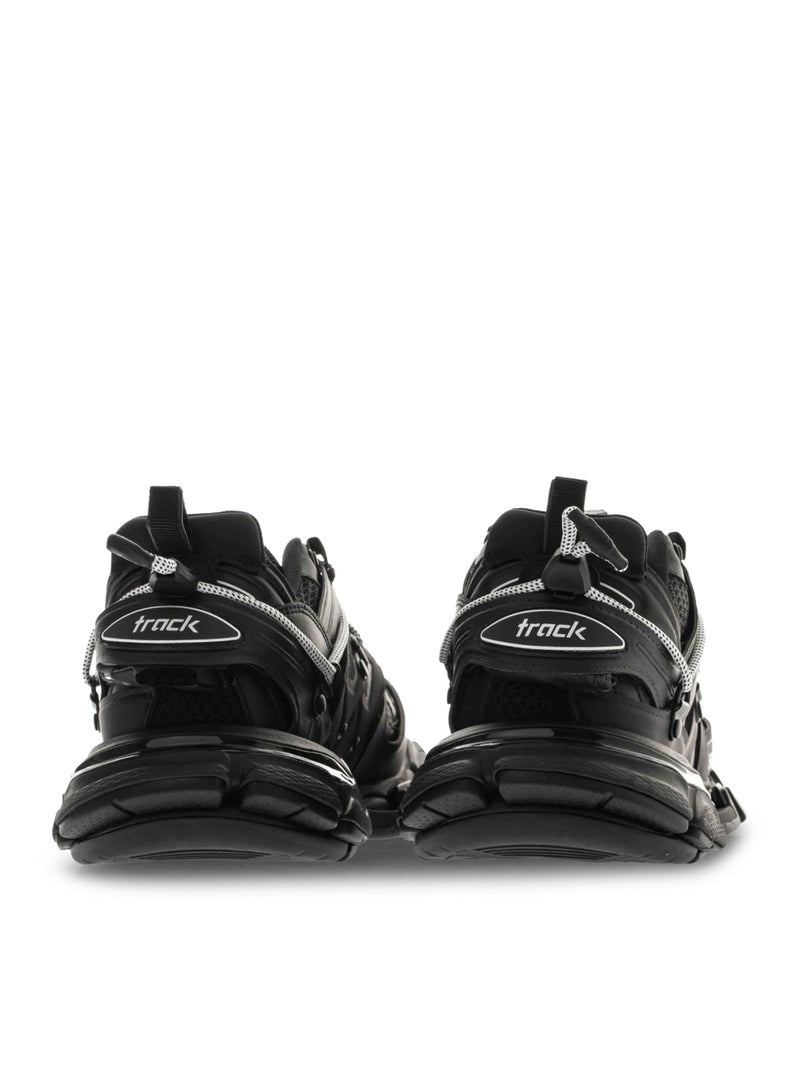Balenciaga Men Men`S Trail Laces Track Sneaker In Black/White