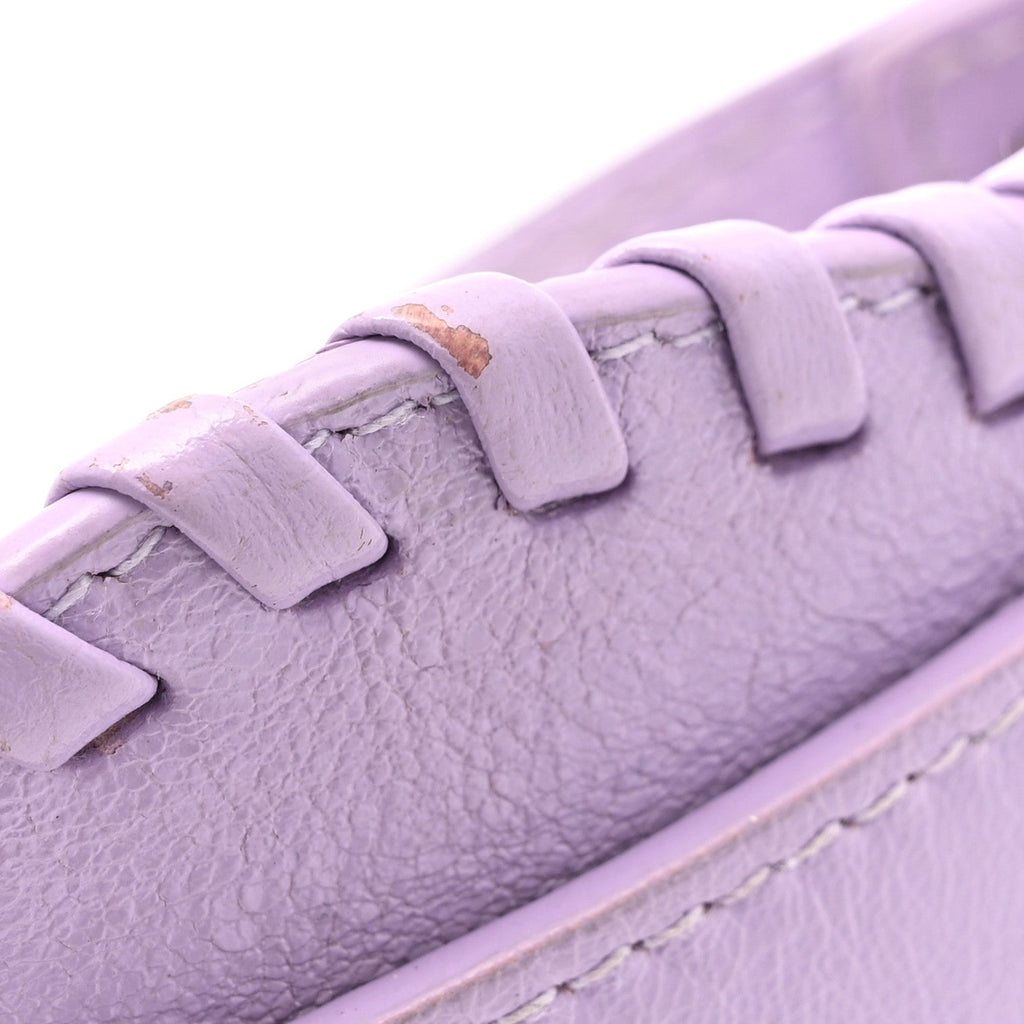 Agneau Arena Le Cagole Shoulder Bag XS Lilac