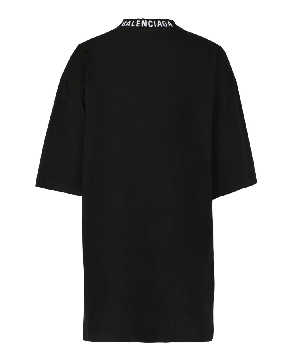 Balenciaga Womens Crewneck Distressed T-Shirt