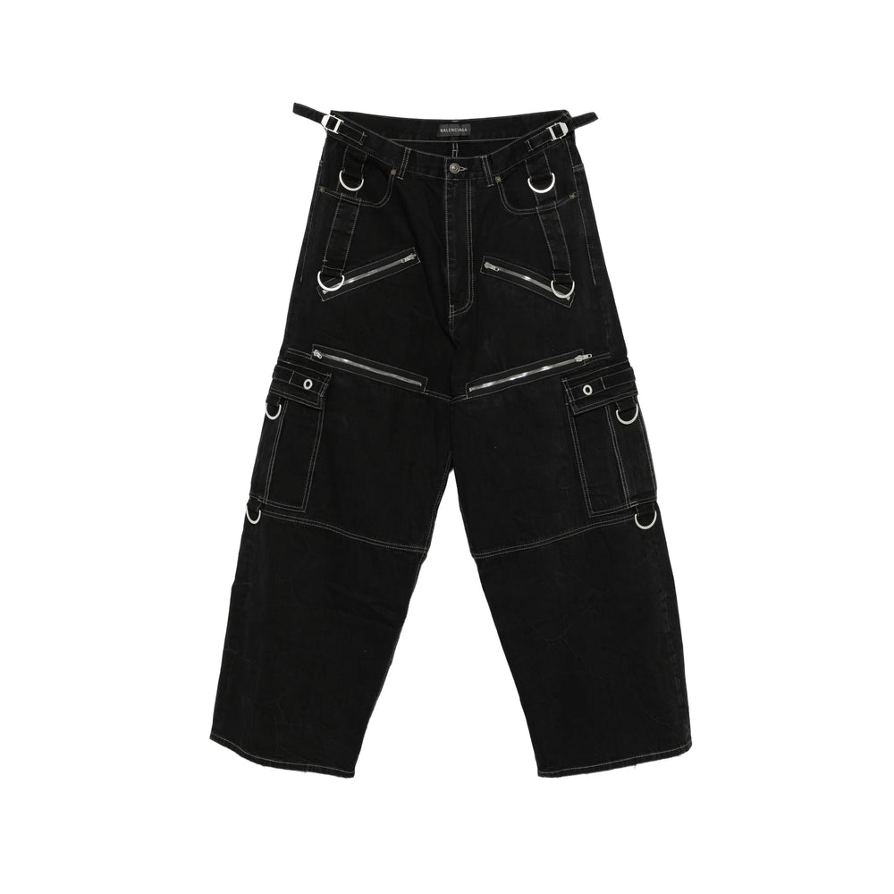 Balenciaga Black Denim - Regular & Straight-Leg Jeans Men