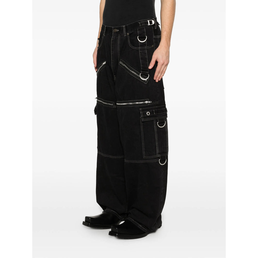 Balenciaga Black Denim - Regular & Straight-Leg Jeans Men