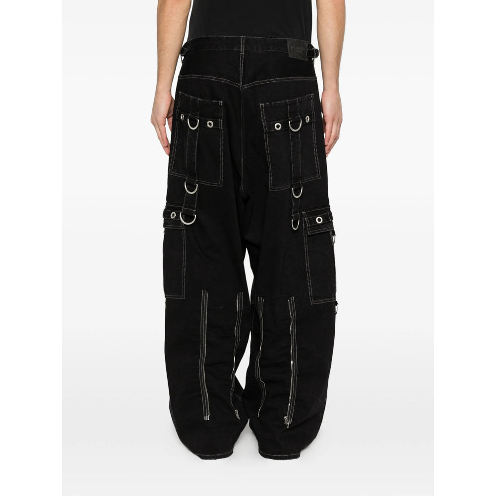 Balenciaga Black Denim - Regular & Straight-Leg Jeans Men