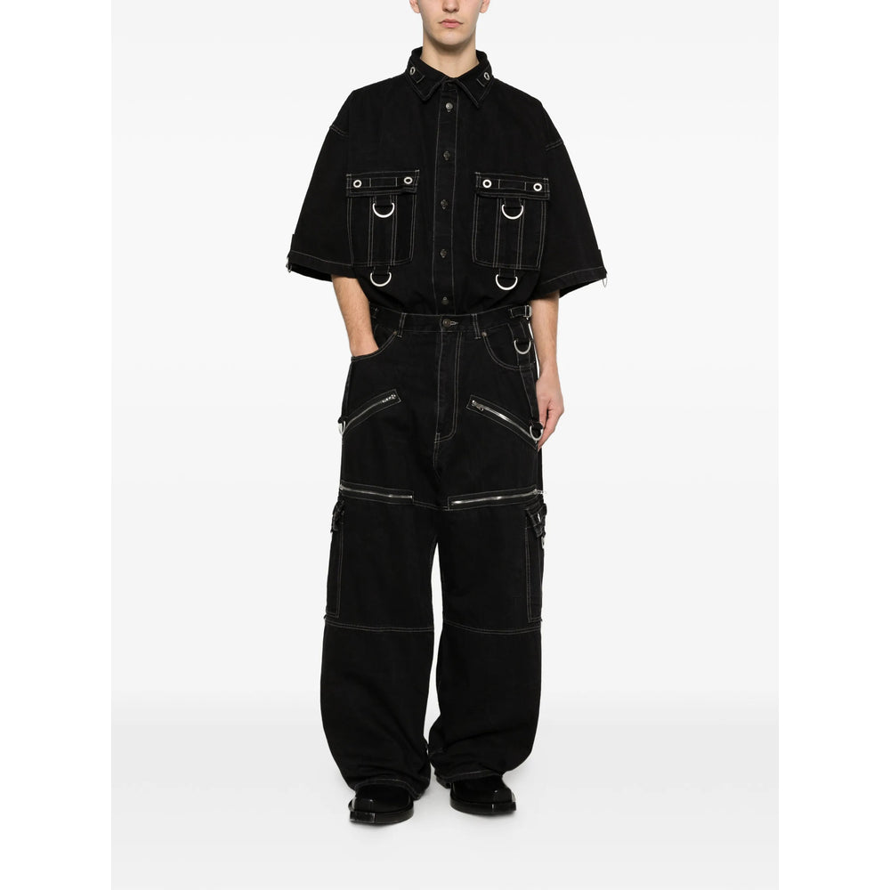 Balenciaga Black Denim - Regular & Straight-Leg Jeans Men