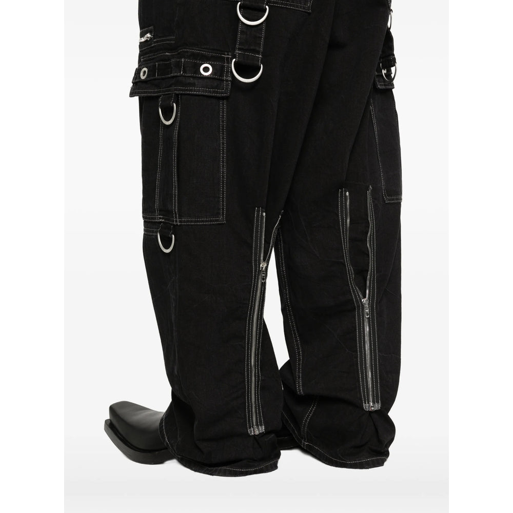 Balenciaga Black Denim - Regular & Straight-Leg Jeans Men