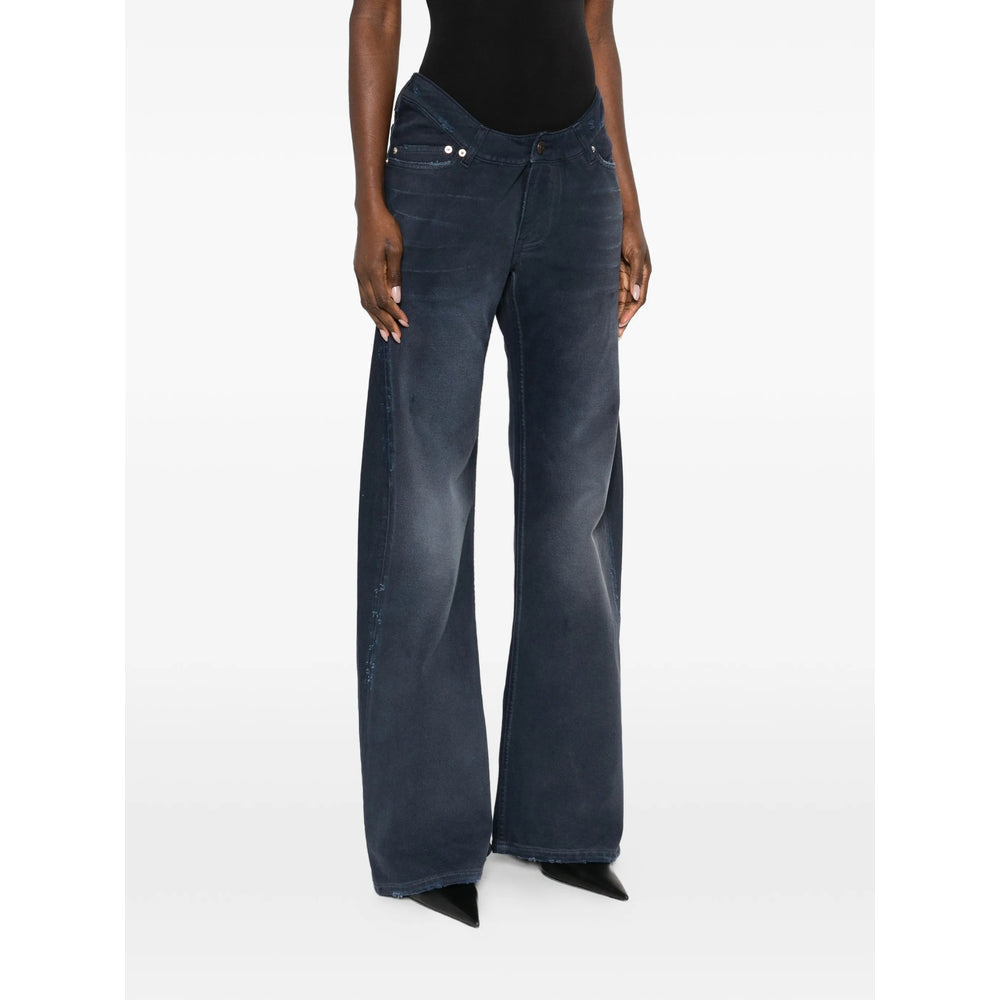 Balenciaga Blue Denim - Flared Jeans Women