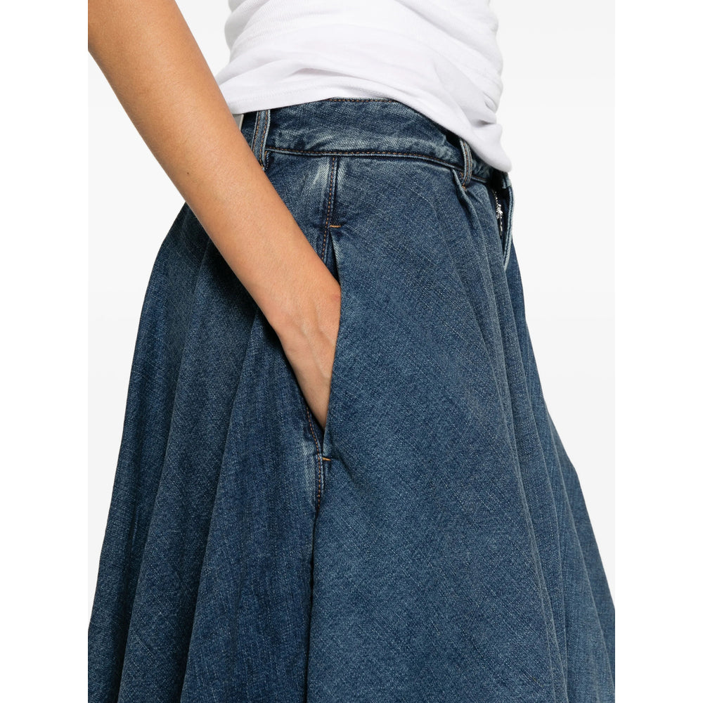 Balenciaga Blue Shorts - Knee-Length Shorts Women