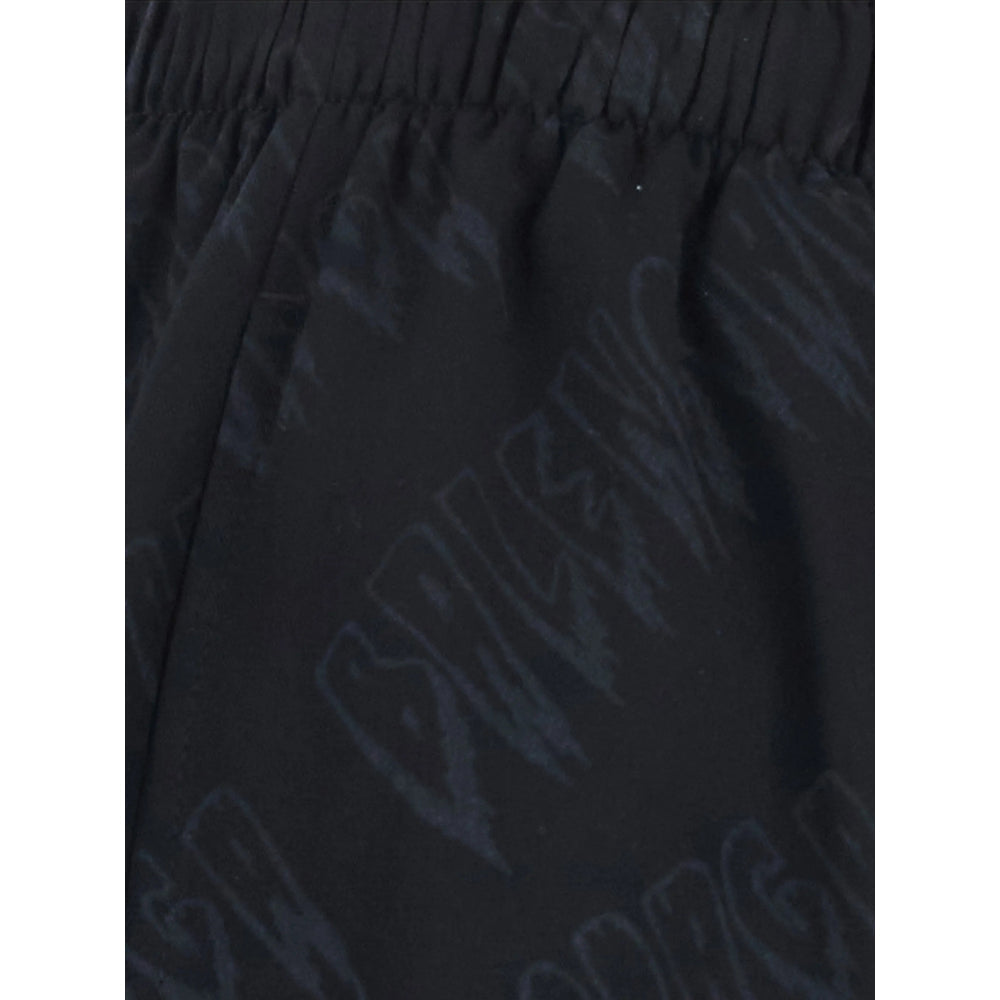 Balenciaga Black Shorts - Track & Running Shorts Men