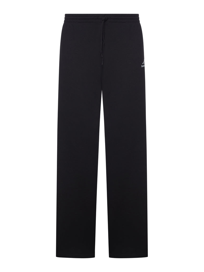 Balenciaga Men Bodies Baggy Jogging Pants In Dry Black Fleece