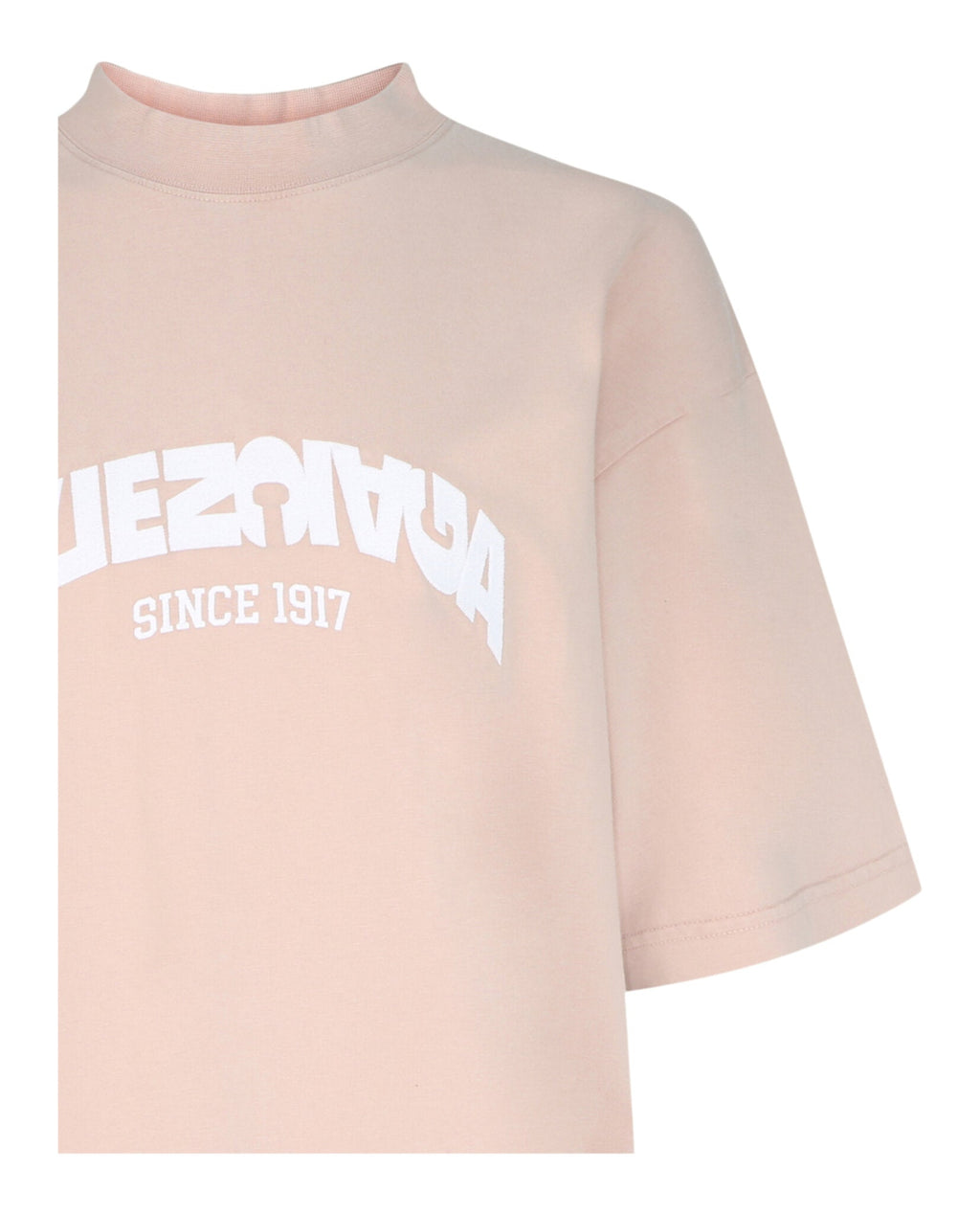 Balenciaga Womens Backflip Embroidered Logo T-Shirt