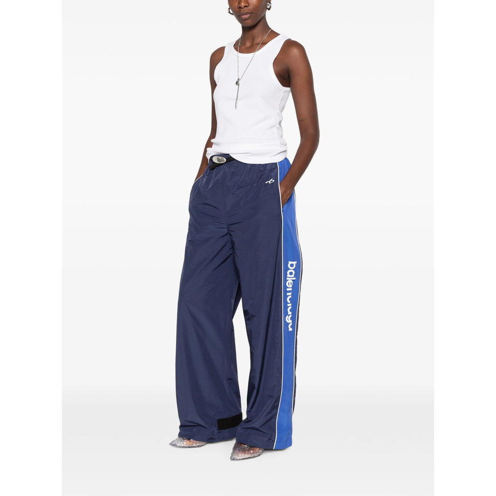 Balenciaga Blue Trousers - Track Pants Women