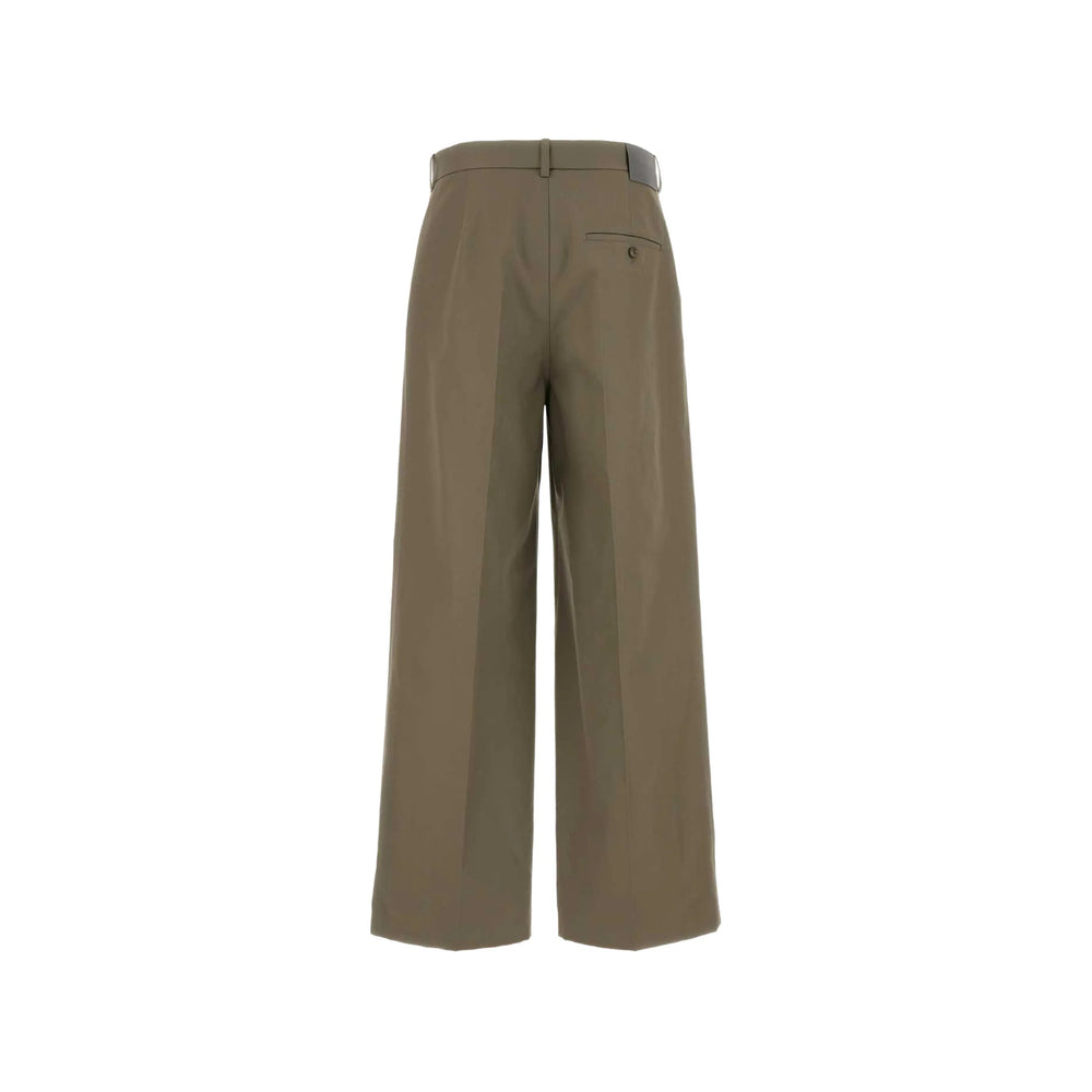 Balenciaga Brown Trousers - Wide-Leg Trousers Men