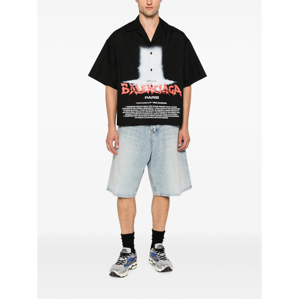 Balenciaga Blue Shorts - Denim Shorts Men