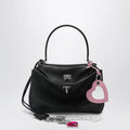 Balenciaga - Small black Rodeo bag in smooth calf leather with charm