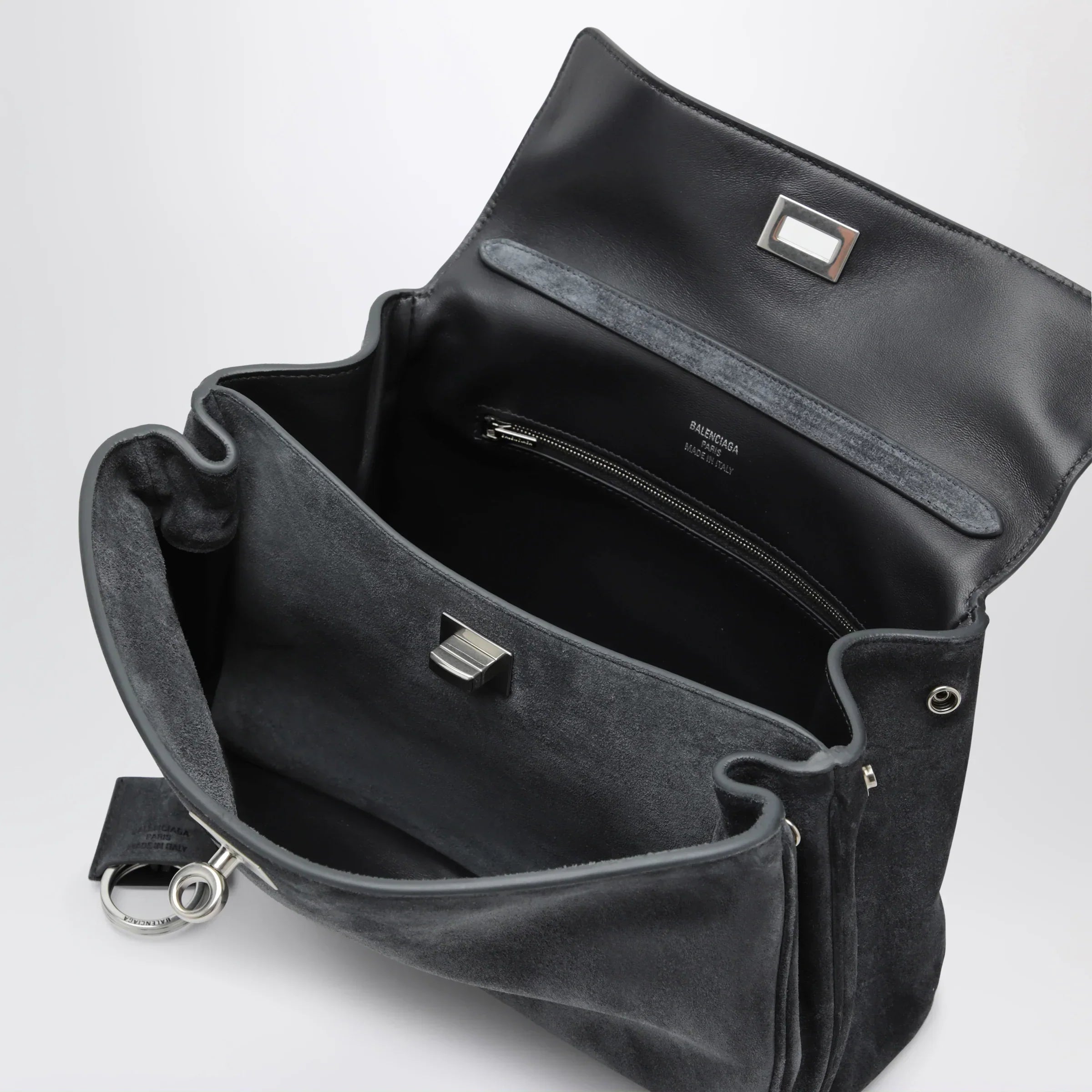Balenciaga - Rodeo small bag in grey calf leather