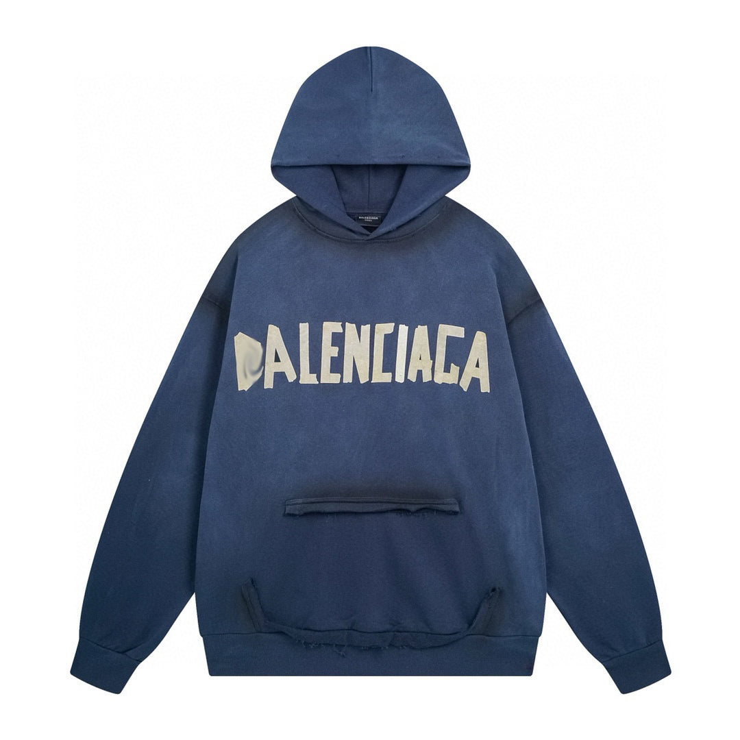 Balenciaga Print LOGO Hoodie