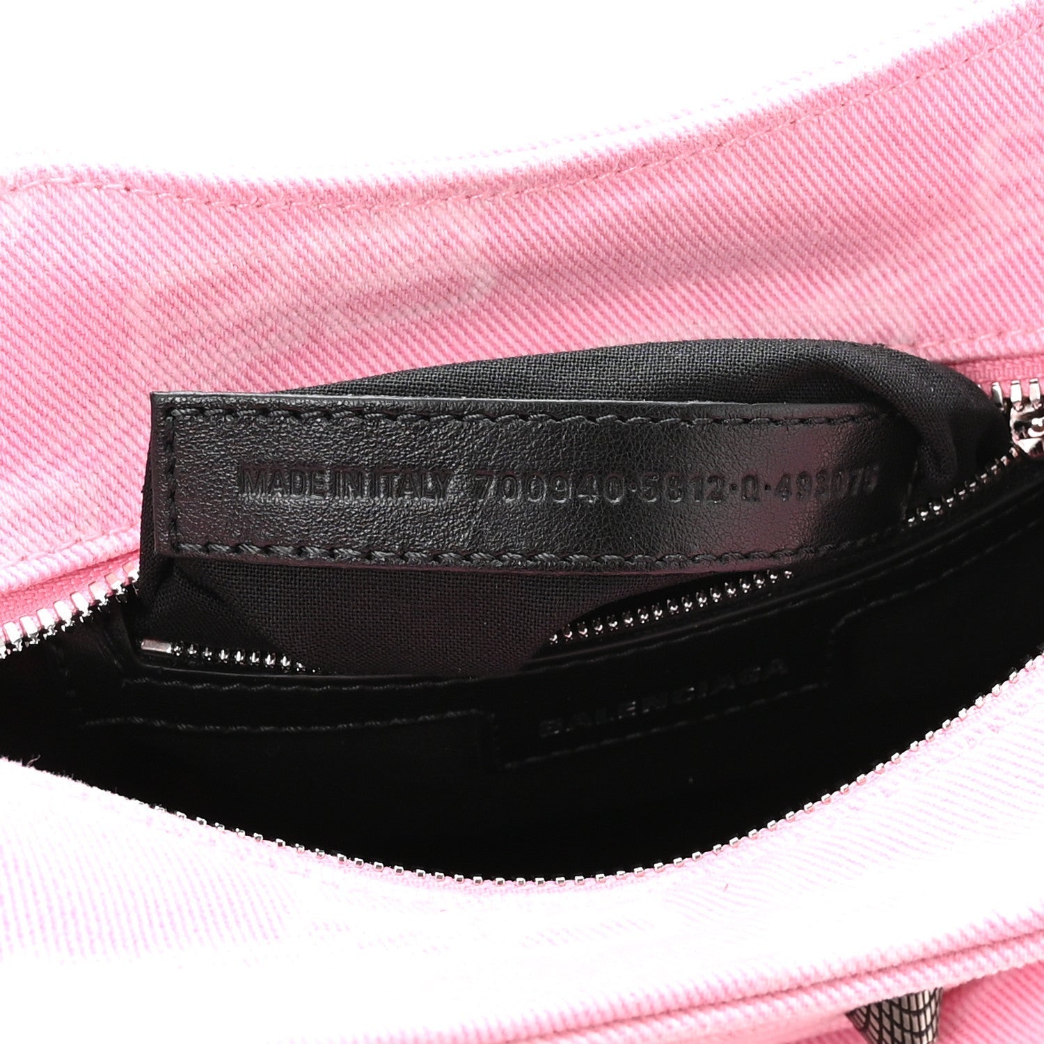 Denim BB Monogram Neo Cagole Handbag XS Pink
