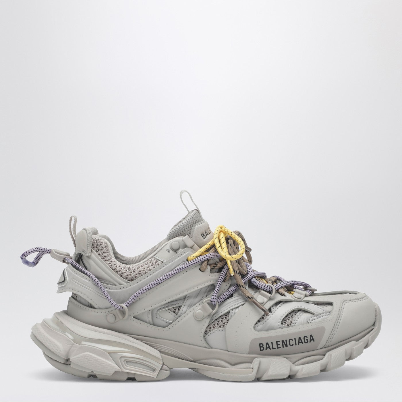 Balenciaga Track Trail Sneakers In Yellow, Purple, Brown And Black Women