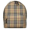 Large Check Fabric Backpack