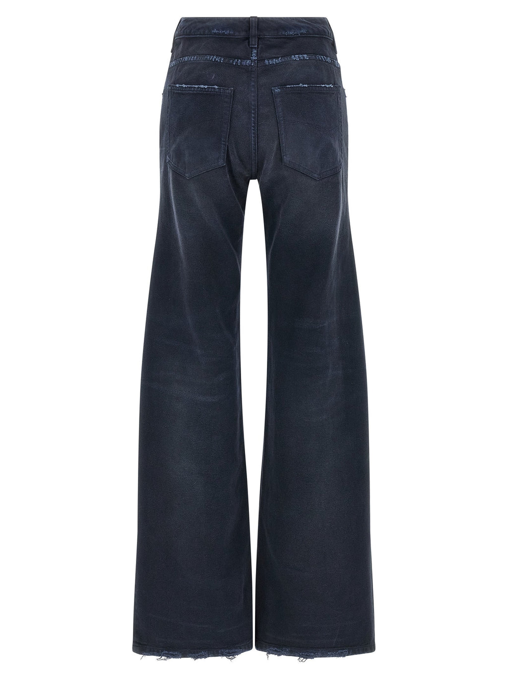 Balenciaga Women Curved Waist Jeans