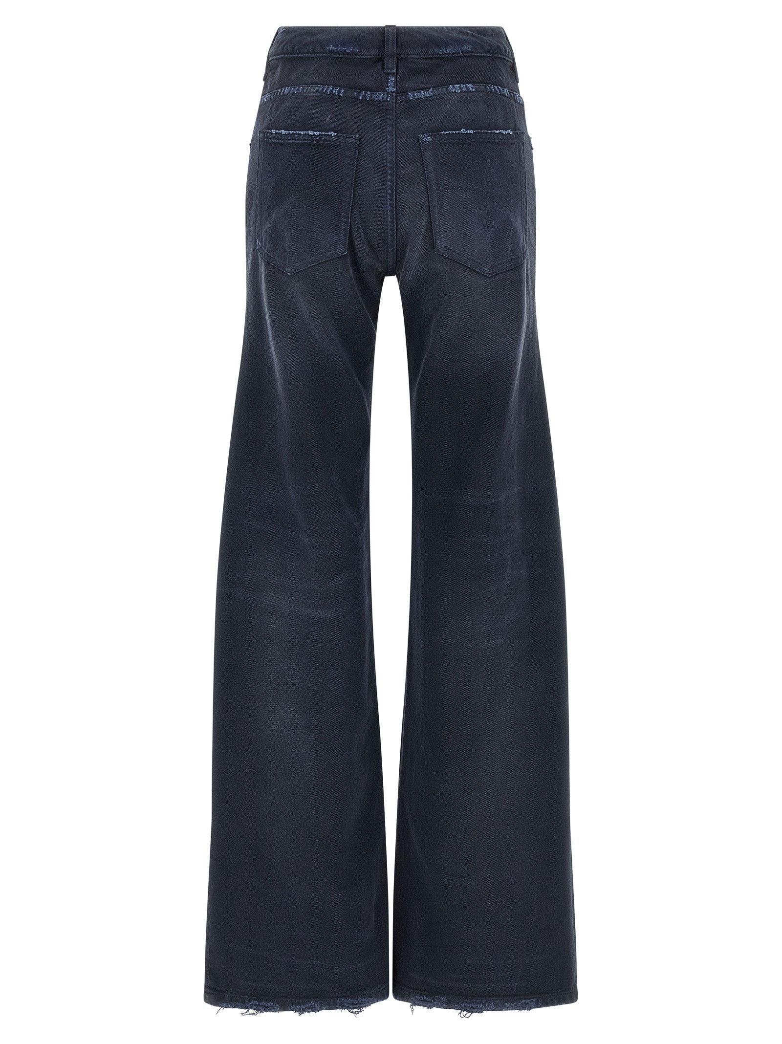 Balenciaga Women Curved Waist Jeans