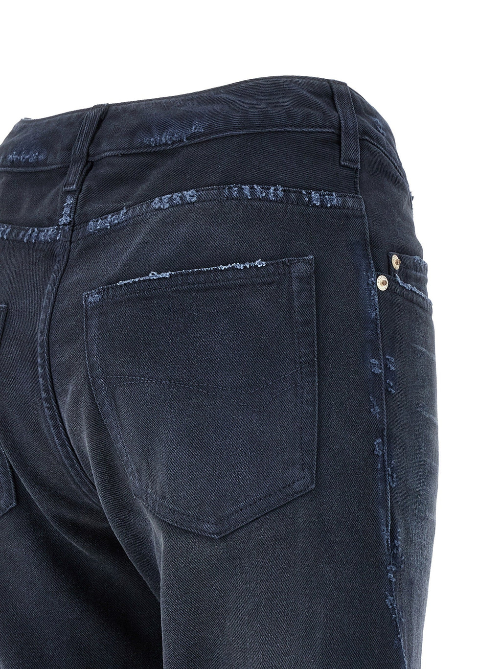 Balenciaga Women Curved Waist Jeans