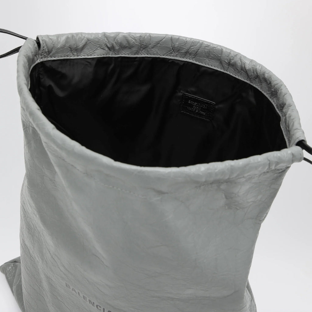 Balenciaga - La Pochette dust bag shopper in Arena lambskin grey