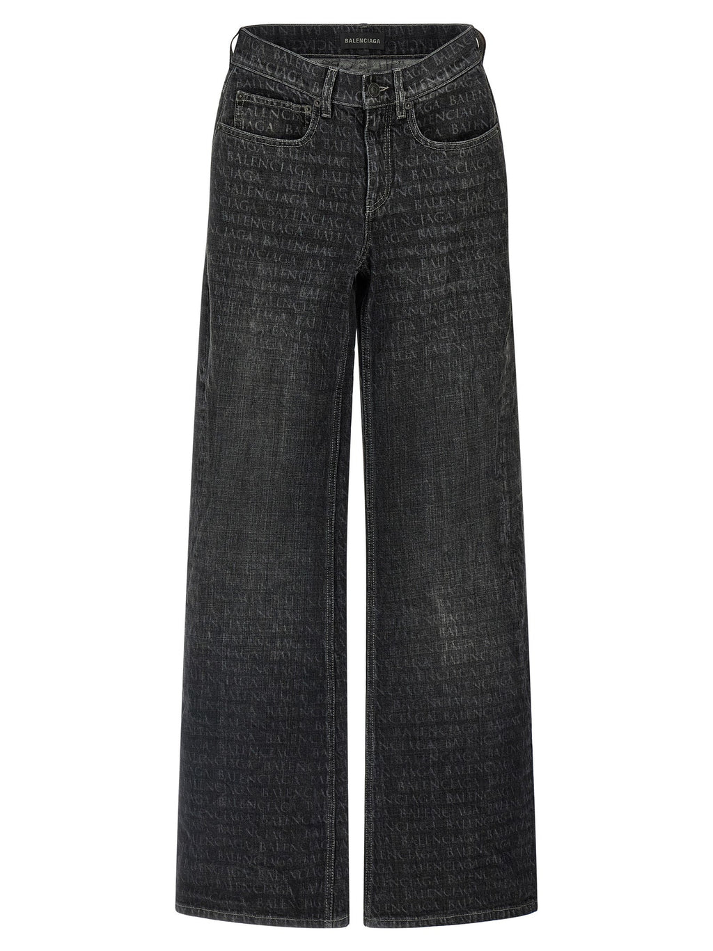 Balenciaga Women Wide Leg Jeans