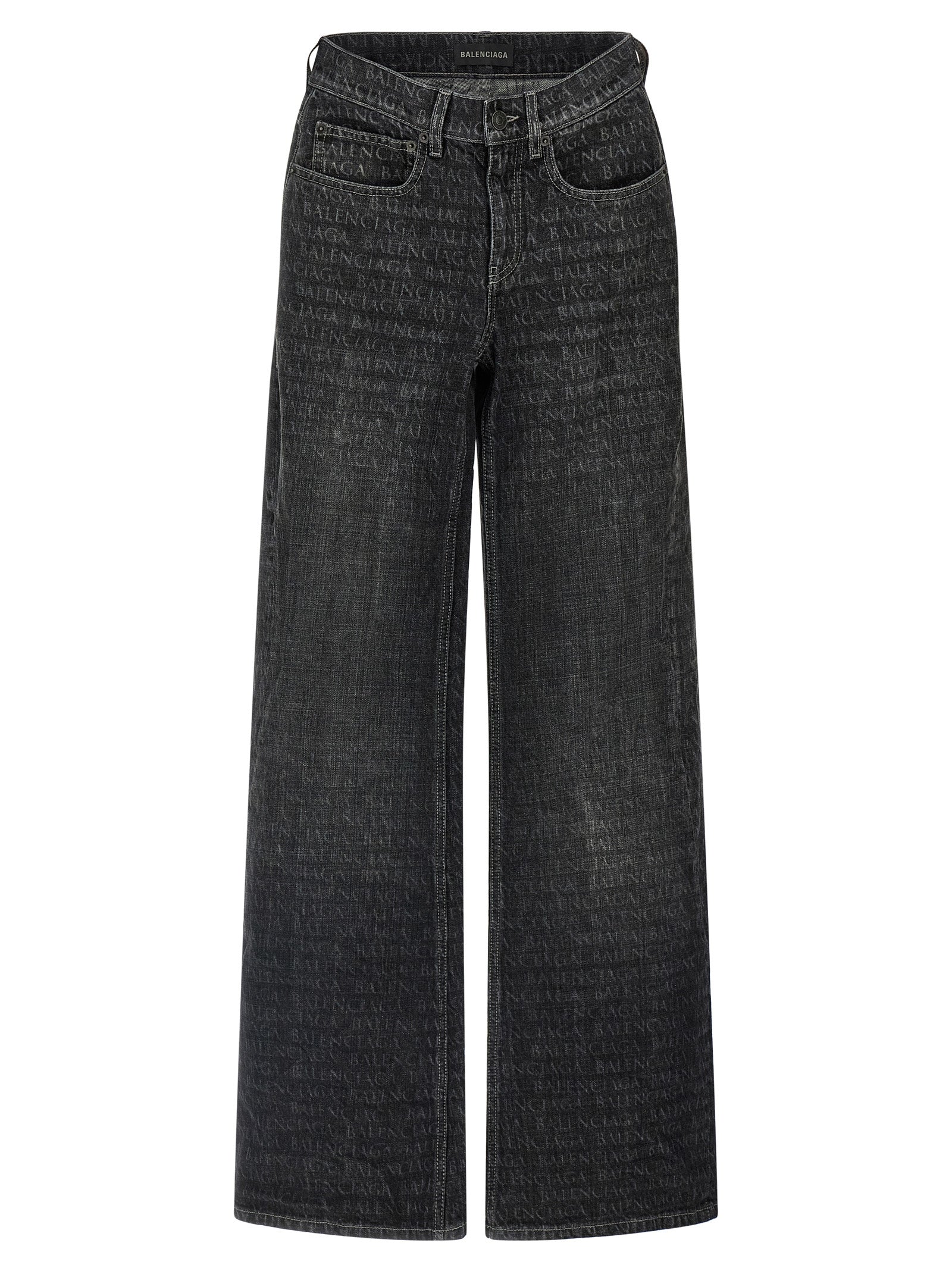 Balenciaga Women Wide Leg Jeans