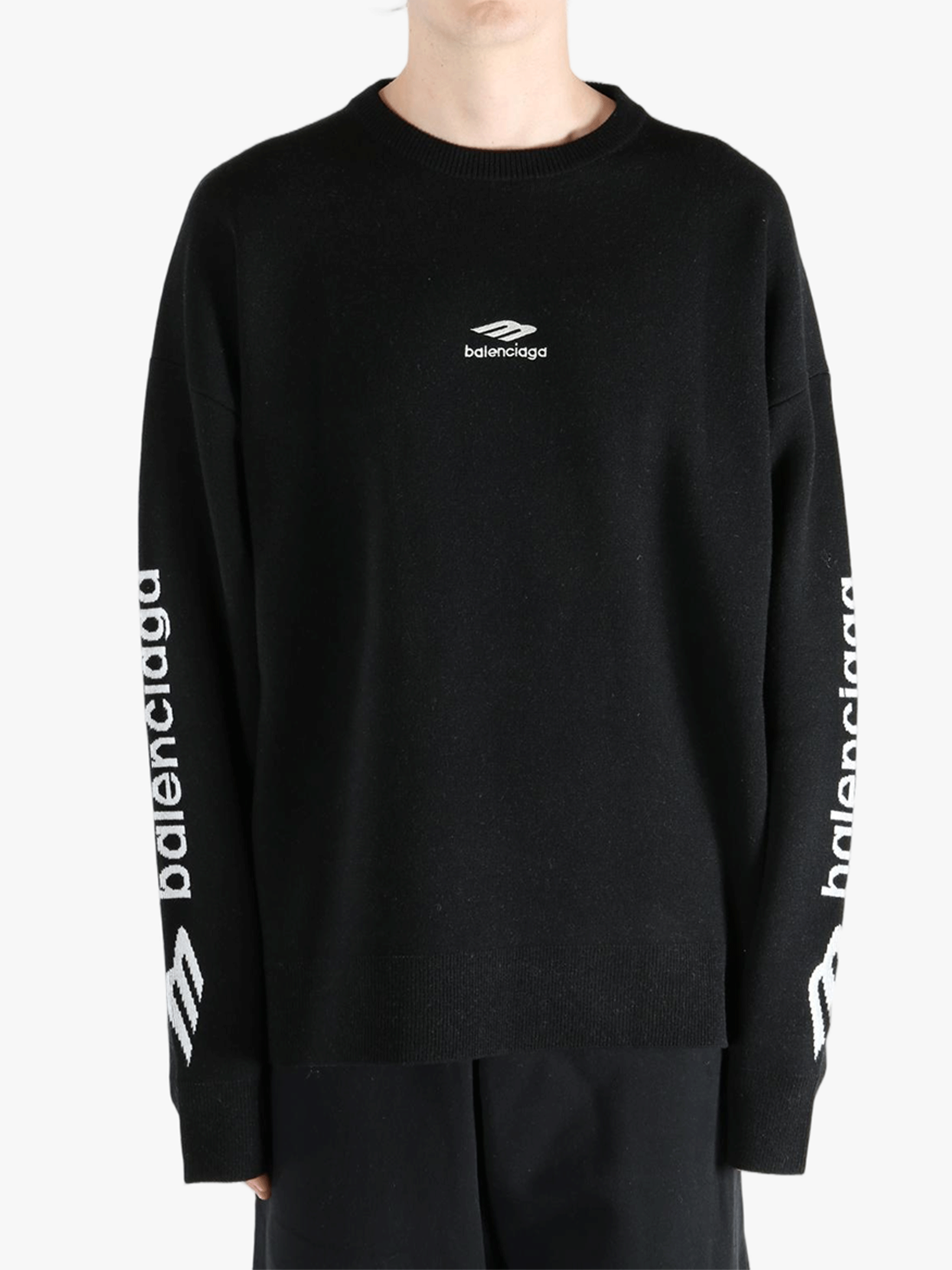 BALENCIAGA - Men Ski Crewneck Long Sleeves T-Shirt