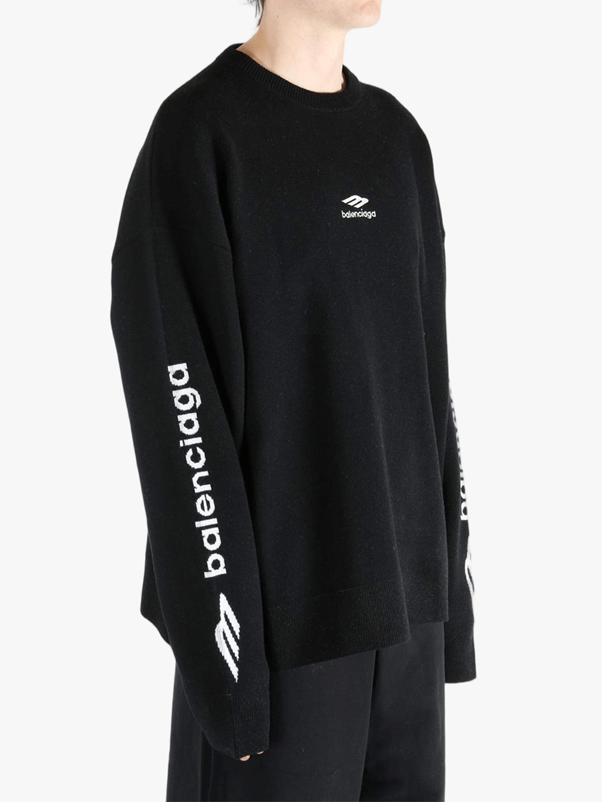 BALENCIAGA - Men Ski Crewneck Long Sleeves T-Shirt