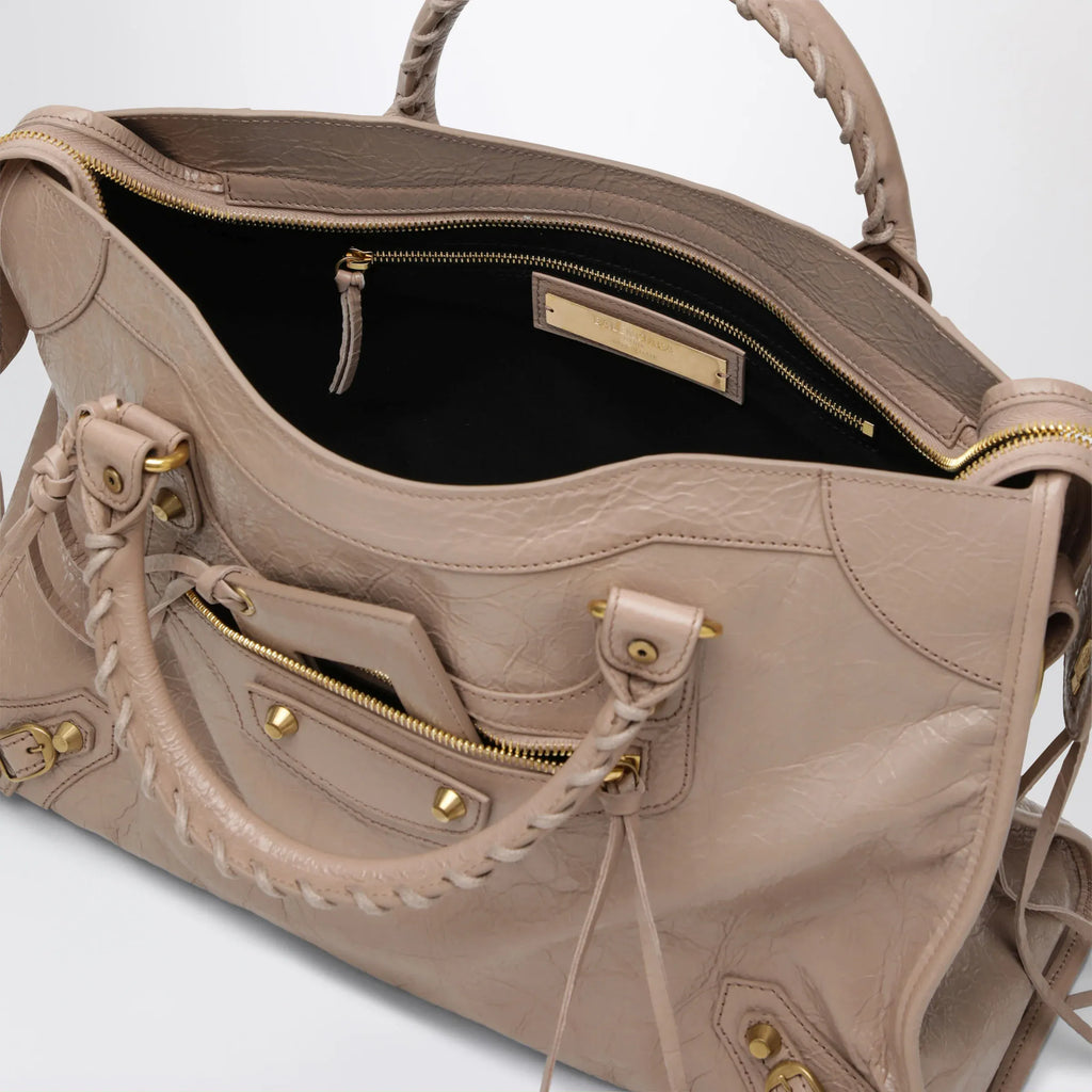 Balenciaga - Le City medium handbag in Blush leather