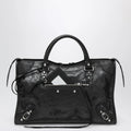 Balenciaga - Le City Medium bag in Arena lambskin leather black
