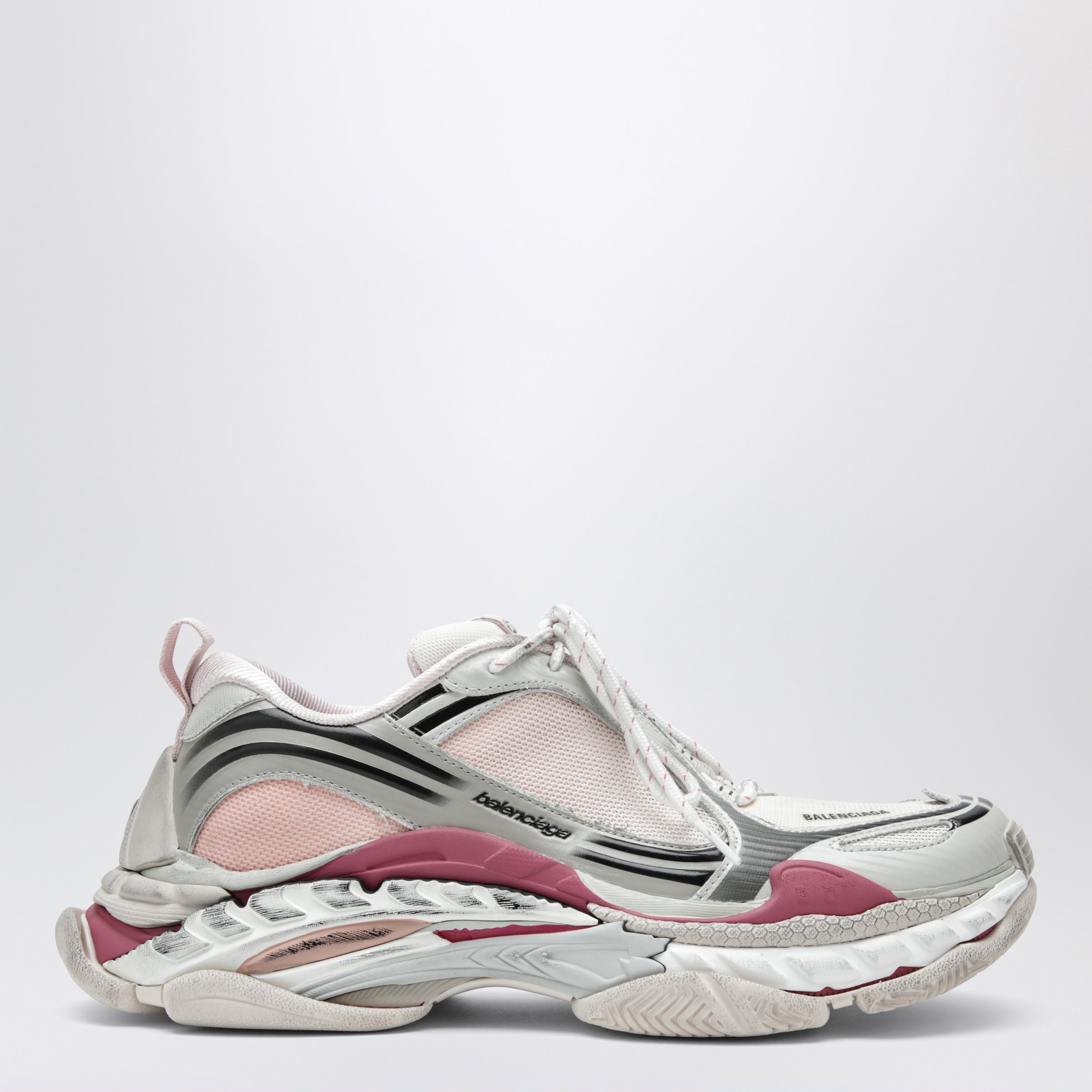 Balenciaga Triple S.2 Gradient Sneakers In Gradient Purple Polyurethane Women