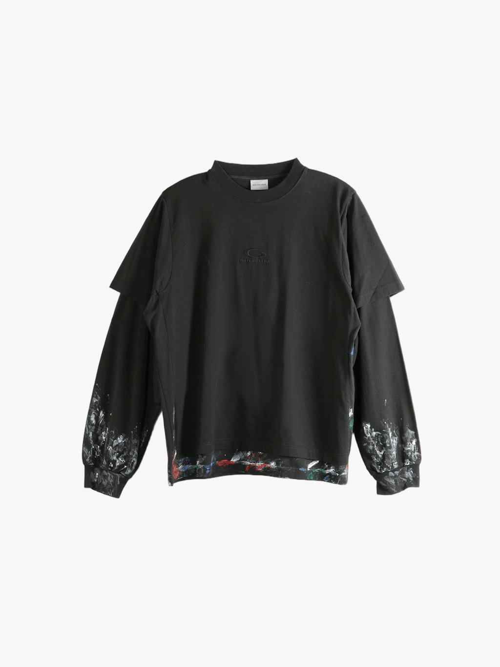 BALENCIAGA - Men Hybrid Double T-Shirt