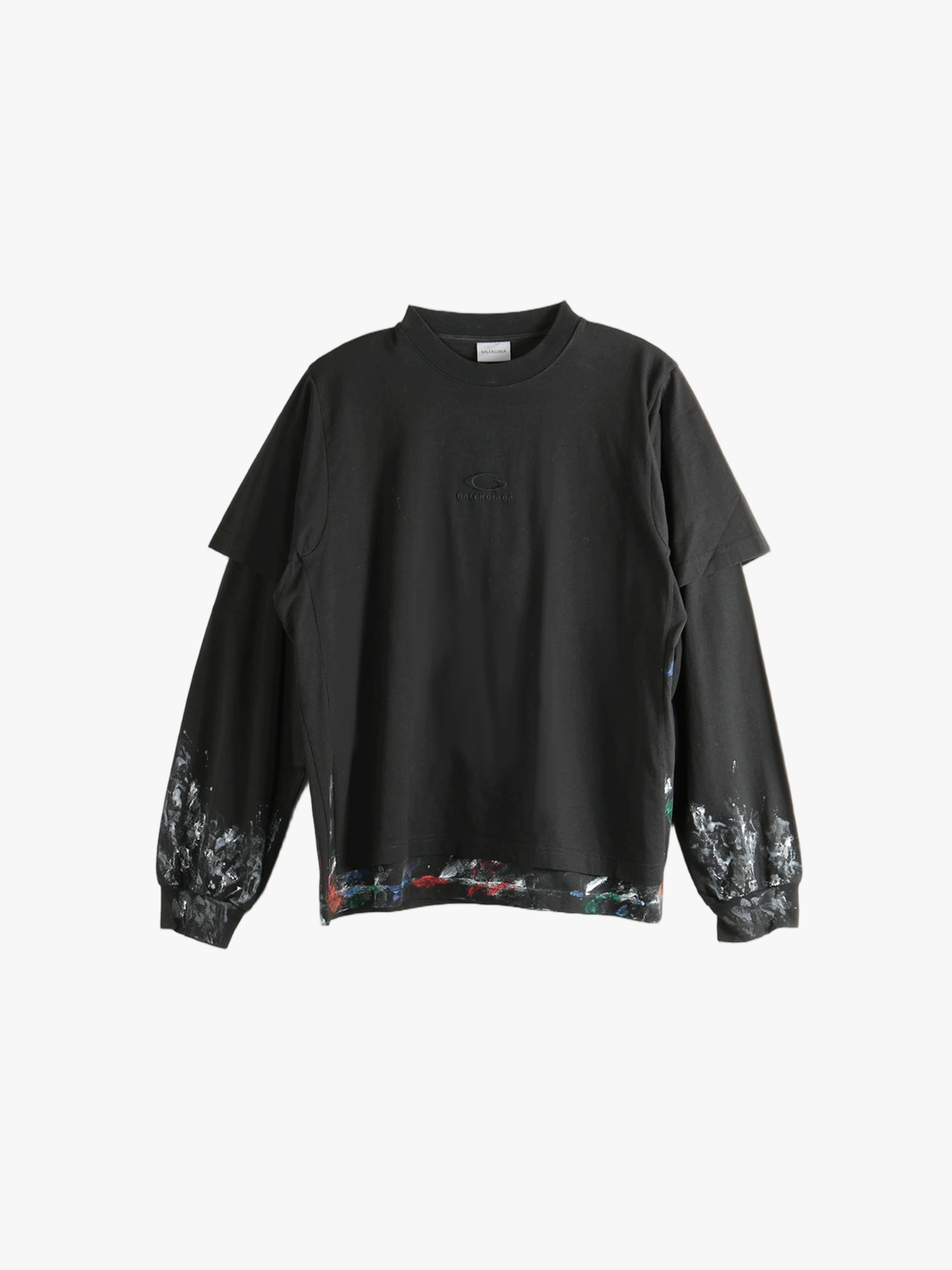 BALENCIAGA - Men Hybrid Double T-Shirt
