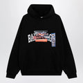 Balenciaga - Black hoodie with logo print
