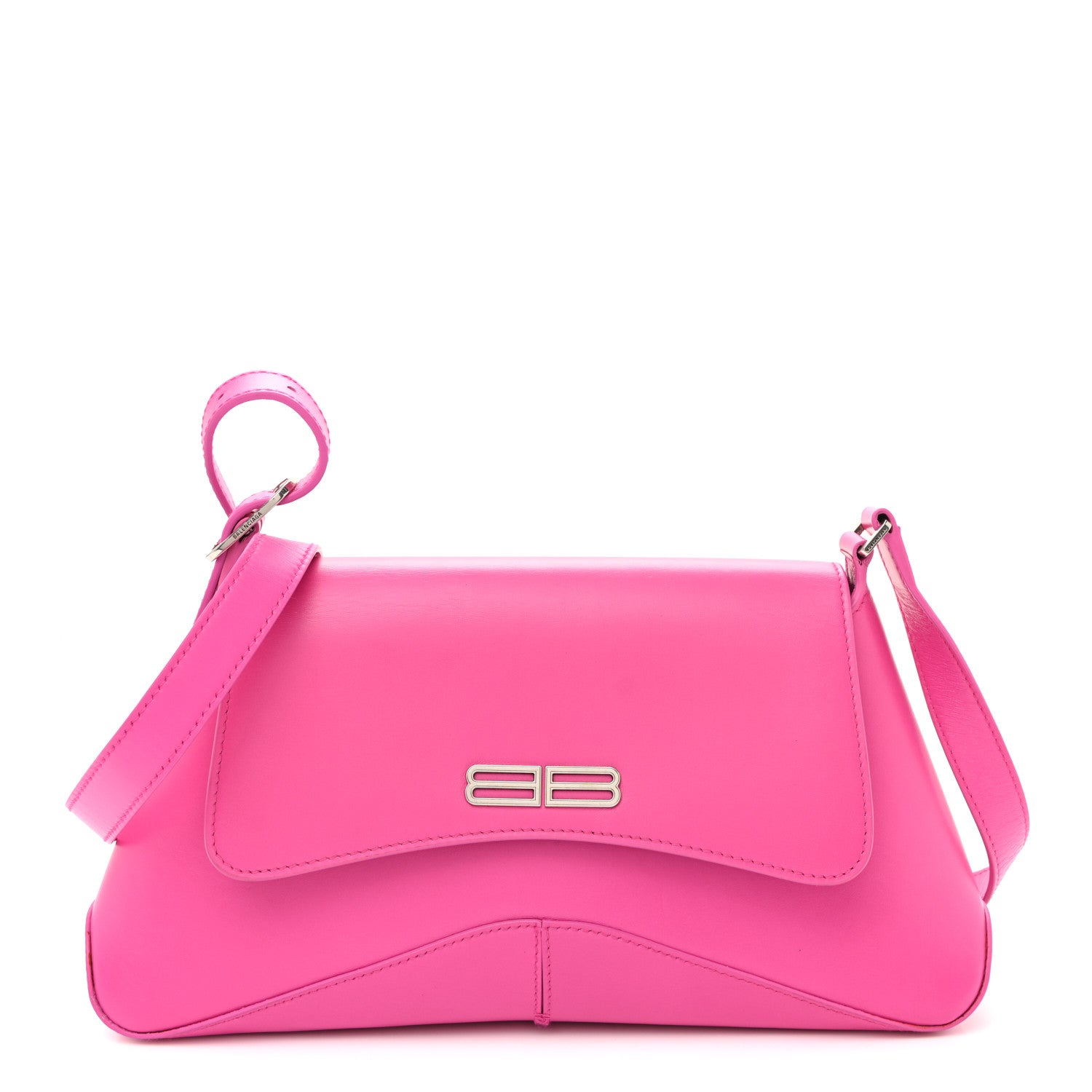 Box Calfskin Medium XX Flap Bag Lipstick Pink