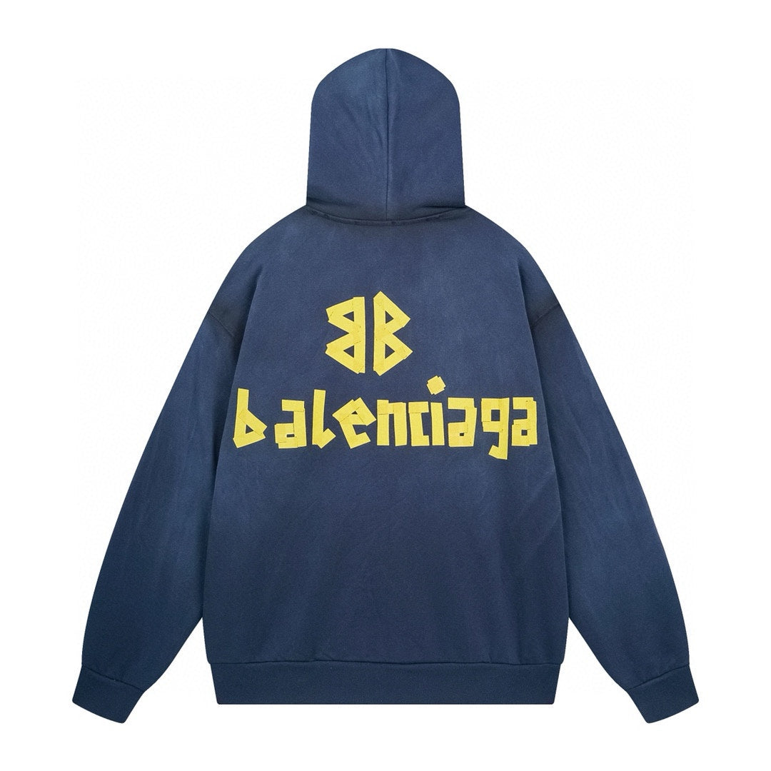 Balenciaga Print LOGO Hoodie
