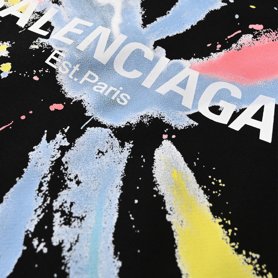Balenciaga Couples Gradient Hoodie