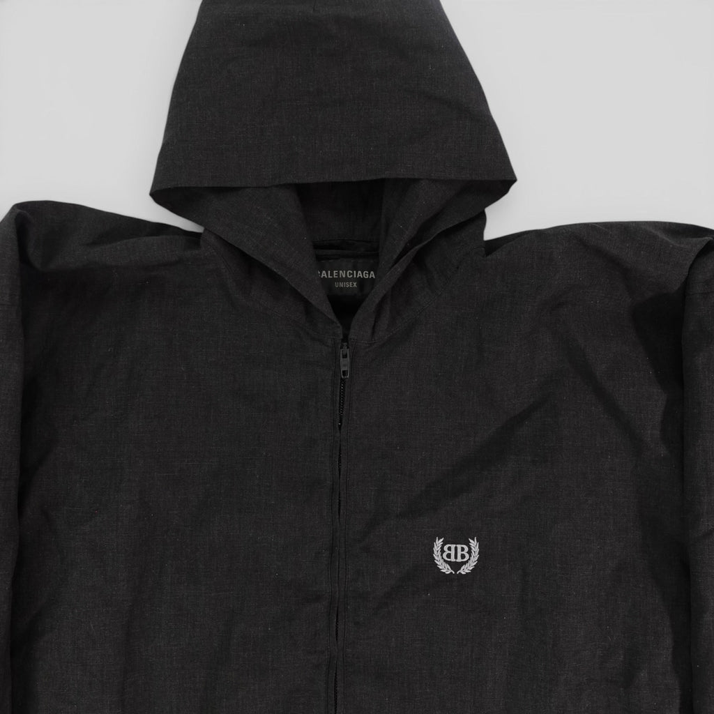 Balenciaga Hooded Jacket in Black