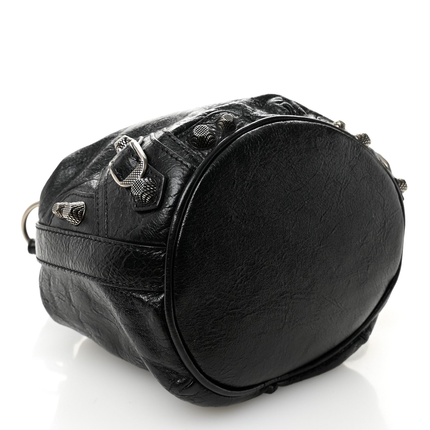 Agneau Arena Le Cagole Bucket Bag XS Black