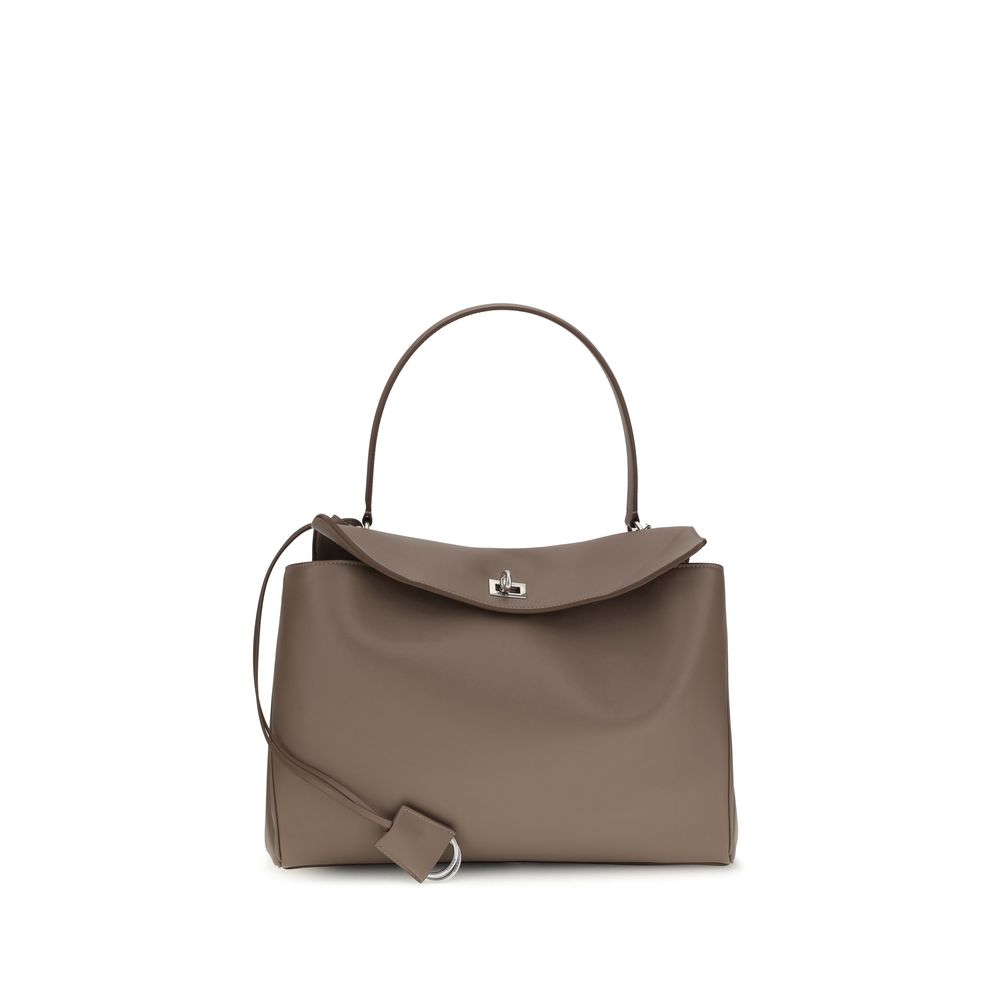 Gray Rodeo Calfskin Shoulder Bag