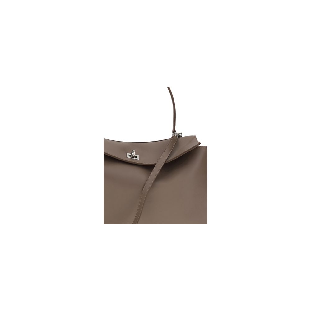 Gray Rodeo Calfskin Shoulder Bag